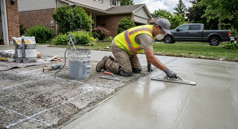 Basement Concrete Resurfacing in West Des Moines, IA